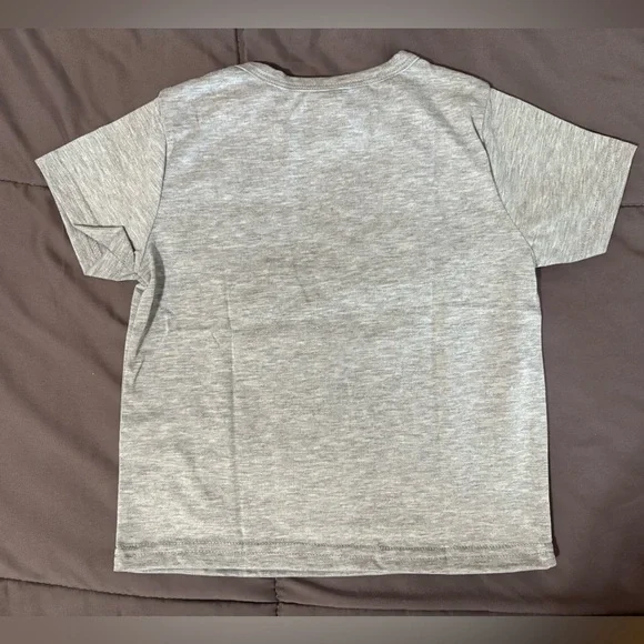 Toddler Digger Construction Easter Egg Gray T-Shirt Euro 100/USA 3T NEW - Picture 2 of 5